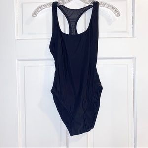 Vintage Black One Piece Bathing Suit